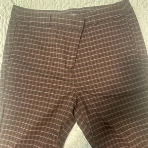 Loft Plaid dress pants